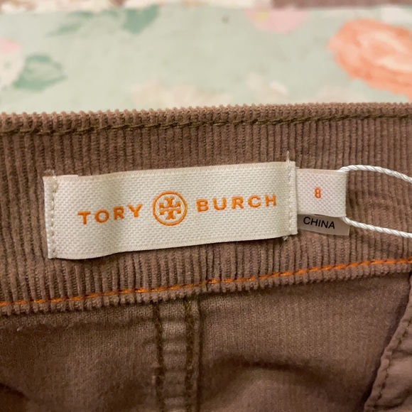 TORY BURCH Lucitano Corduroy Skirt in Beach Wood - Picture 7 of 11